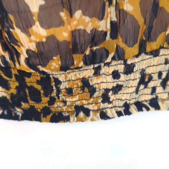 Free People Roma Animal-Print Top S - Picture 12 of 16